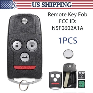 For 2007 2008 2009 2010 2011 2012 2013 Acura MDX RDX Keyless Car Remote Key Fob - Picture 1 of 10