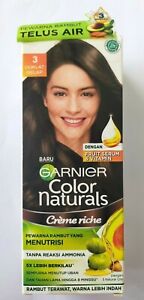 5 Box Garnier Color Naturals Crème Riche Hair Dye Dark Brown 55ml + 50g 