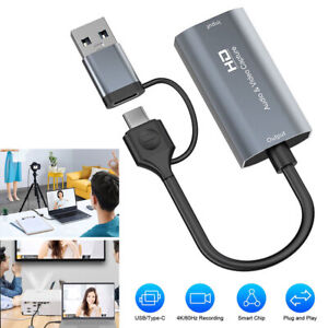 4K Audio Video Capture Card USB 3.0 HDMI-auf-Typ-C Live Streaming Recording