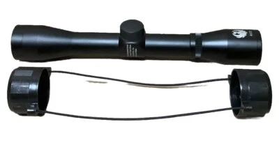 Прицел винтовочный Ruger & Co Inc. 4x32 с дуплексной сеткой и крышками объективов - черный - Изображение 1 из 4