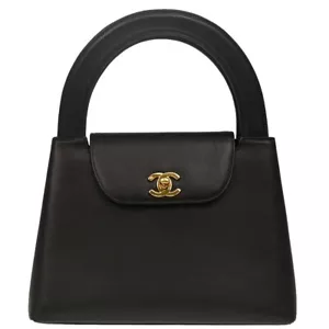 Chanel Black Calfskin Handbag 124447 - Picture 1 of 11