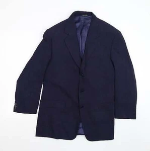 Principe Mens Blue Wool Blend Suit Jacket Size 40 - Picture 1 of 12