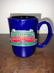 CHICAGO CUBS WRIGLEY FIELD 100 YEARS 2014 CERAMIC & METAL 3D COFFEE MUG - 16 oz - Picture 1 of 6