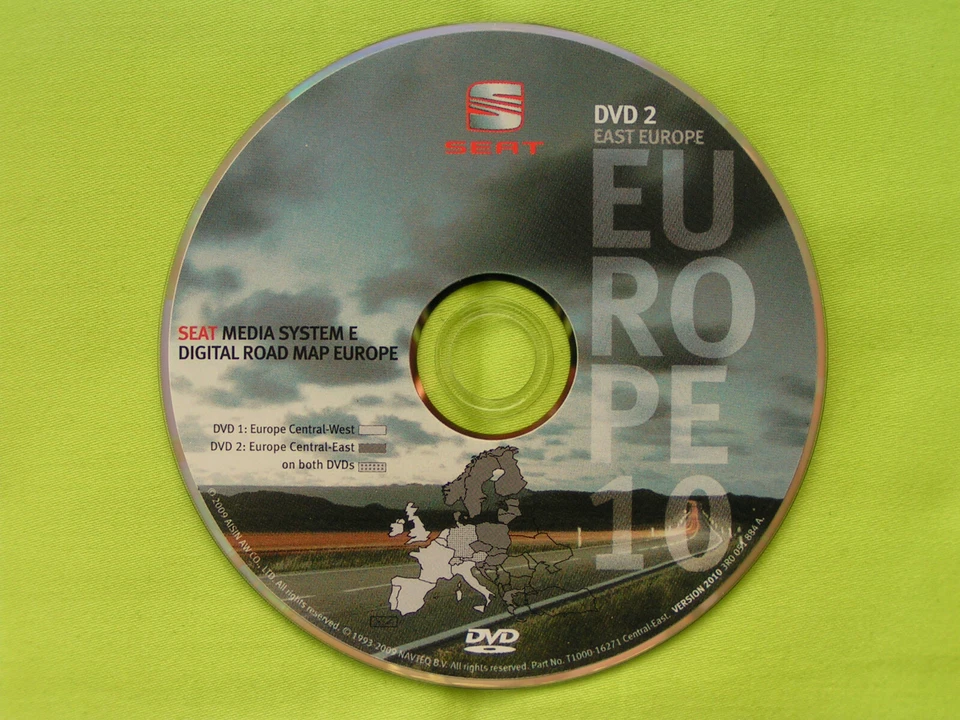 SEAT DVD NAVIGATION MEDIA SYSTEM E DEUTSCHLAND + EU VERSION 2010 ALTEA XL EXEO - Bild 1 von 1