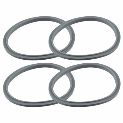 FELJI 4 Pack Gray Gasket Replacement for NutriBullet 600W 900W NB-101B NB-101S NB-201