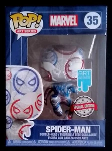 Funko POP! Figura Vinilo - 35 Marvel Spider-Man Serie de Arte - Spider-Man (Edición Especificada) - Imagen 1 de 2