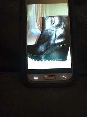 moda tobillo cuero mujer prada bota negra mujer ee. uu. talla 36 1/2 (5 1/2) Foto 1 de 4