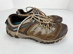 Merrell Size 7 Women's J65470 Brown Sugar/Blue Heaven Hiking Shoes - Picture 1 of 8