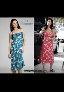 Juicy Couture Blue Butterfly Dress size 6 as seen on Katy Perry - Picture 1 of 6