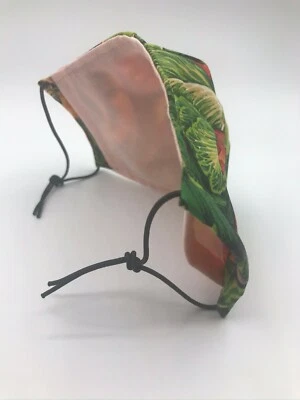 NEW Adult Cloth Face Mask Cover Covering 100% Cotton Washable Filter Pocket vl1 - Image 1 of 4