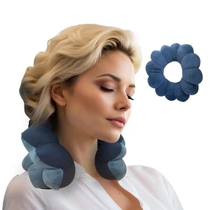 Total Pillow Donut Pillow for Airplane & Travel Sleeping Neck Pillow Microbea... - Picture 1 of 6