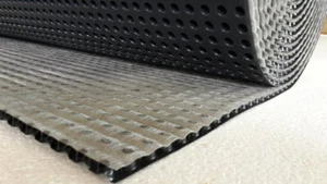 Drainagematte, schwarz ca. 8 mm Noppenhöhe Kiesverlegung Rolle 15 m² - Bild 1 von 1