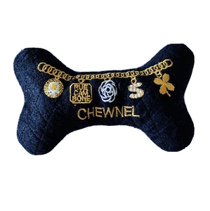Chewnel Squeaky Plush Bone Toy - Picture 1 of 1