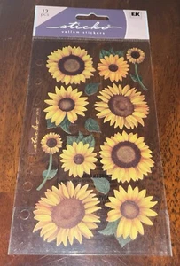 Sunflower Flower Stickers - Picture 1 of 2