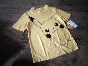 Pokémon Yellow Short Sleeve T-Shirt UPF 50+ Size M New Children Size M - Picture 1 of 9