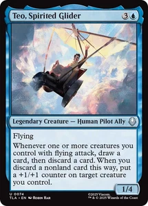 Teo, Spirited Glider [Avatar: The Last Airbender] Lightly Played Foil - Bild 1 von 1