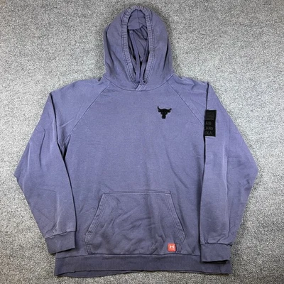 Under Armour Project Rock Sudadera con Capucha Para Hombres 3XL Azul Pullover Gimnasio Entrenamiento Bandera de EE. UU. Foto 1 de 4