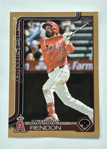 2025 Topps Series 1 - Anthony Rendon #83 Los Angeles Angels Gold /2025 - Picture 1 of 2