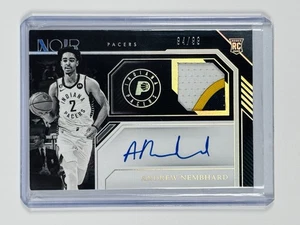 2022-23 PANINI NOIR ANDREW NEMBHARD #327 ROOKIE PATCH AUTO /99 - Picture 1 of 2