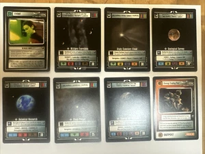 Star Trek CCG Starter Deck II 2000 Complete Eight-Card Pack Fresh Promo Set - Picture 1 of 2