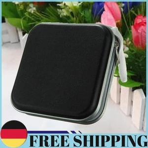 40 pièces capacité disque CD DVD portefeuille rangement organisateur étui support (noir) - Photo 1/10