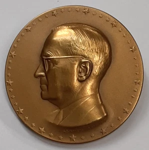 1949 Harry Truman Inaugural 2 Inch Bronze Medal - Picture 1 of 2