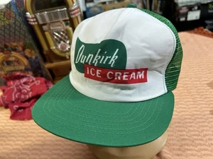 Gorra de colección Dunkerque NY ICE CREAM Co Plant c1970 - Imagen 1 de 5