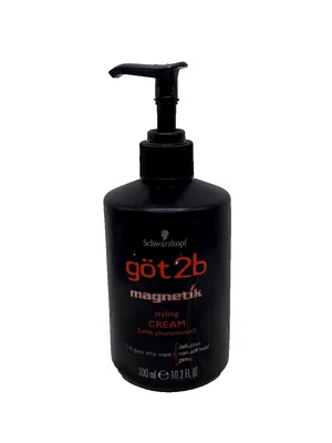 Schwarzkopf Got2b Hombres MAGNETIK Crema de Estilo con FEROMONAS, 10.2 Fl Oz *ABIERTA Foto 1 de 2
