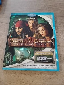 Pirates of the Caribbean: Dead Mans Chest (Blu-ray Disc, 2007) W/ Slipcover D12 - Picture 1 of 2