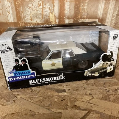 Joyride Blues Brothers Bluesmobile 1:18 Police 1974 Dodge Monaco Sedan Die Cast - Image 1 of 4