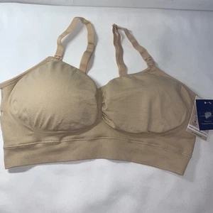 kindred by Bravely Women's Pumping Nursing Bra Hands-Free Beige XL Regular - Picture 1 of 7