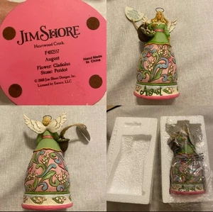 Jim Shore Heartwood Creek AUGUST Monthly Angels Figur Birthstone Flower 2008 - Bild 1 von 12
