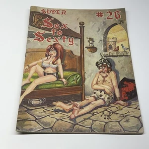 Vintage 1972 Super Sex to Sexty #26 Adult Humor Magazine Comic Paperback Book - Picture 1 of 4