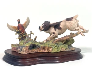 BORDER FINE ARTS LIMITED EDITION - England Springer Spaniel & Pheasant 775/ 1500 - Picture 1 of 24