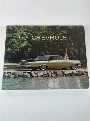 Chevy 1959 color y tapicería distribuidor álbum sala de exposición libro Impala Corvette Foto 1 de 4