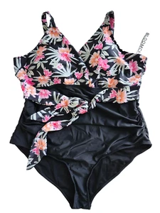 Nuevo con etiquetas Traje de baño Bloom Chick de una pieza para mujer talla 26/4X nudo de corbata - Imagen 1 de 10