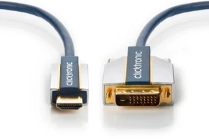 HDMI Premium Kabel 3m Clicktronic Advanced HDMI / DVI-Kabel Full HDTV - Bild 1 von 2