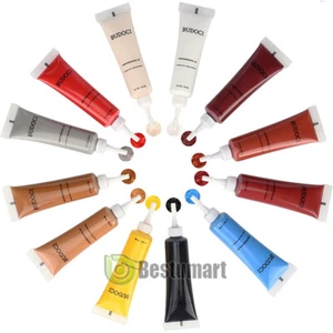 10Pcs Advanced Leather Repair Kit Filler Vinyl DIY Car Seat Patch Sofa Rip Holes - Picture 1 of 15