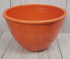 Fiesta Ware Red Orange Mixing Serving Bowl # 5 Homer Laughlin 8 3/4 Inside Rings