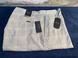 Pantalones cortos de golf para hombre GREG NORMAN TASSO RapiDry rendimiento lavados caqui talla 38 nuevos con etiquetas - Imagen 1 de 13