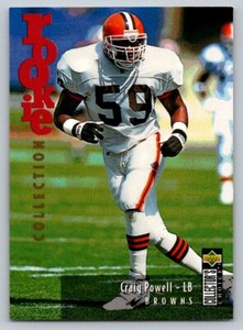 Craig Powell Collector's Choice Update 1995 U13 Cleveland Browns