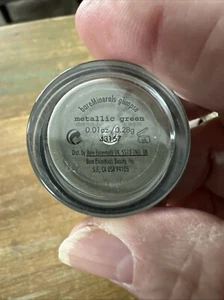 Bare Escentuals id bareMinerals METALLIC GREEN Eyecolor Glimpse .01oz/.28g-NEW - Picture 1 of 3