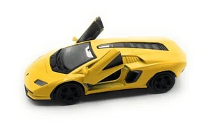 Model Car Lamborghini Countach LPI 800-4 1:34-39 Yellow Miniature Vehicle - Picture 1 of 4