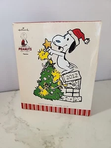 Hallmark Peanuts Gallery Figur 2012 Friends Snoopy Woodstock Weihnachten - Bild 1 von 4