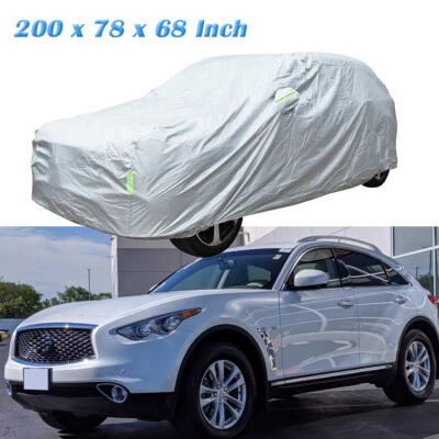 Cubierta completa de coche resistente a la nieve para Infiniti QX70 QX60 QX50 todo tipo de clima polvo agua Foto 1 de 4
