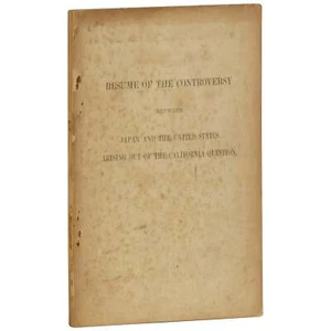 Ministry of Foreign Affairs / Resume of the Controversy Between Japan 1st 1920 - Imagen 1 de 2