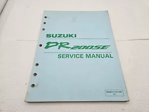 1996 Suzuki DR200SE Motorcycle Shop Repair Service Manual 99500-41101-03E - Picture 1 of 9