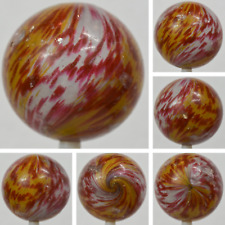 Large Handmade Paneled Onionskin Marble, End of Day 1 15/16 in, Germany S1396