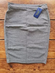 Ralph Lauren Wool Blend Pencil Skirt Size US4 UK8 Houndstooth - Picture 1 of 6
