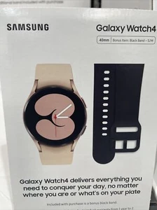 Samsung Galaxy Watch 4 SM-R860 GPS Wi-Fi 40 mm Smart Wristwatch Sports Band Gold - Picture 1 of 4